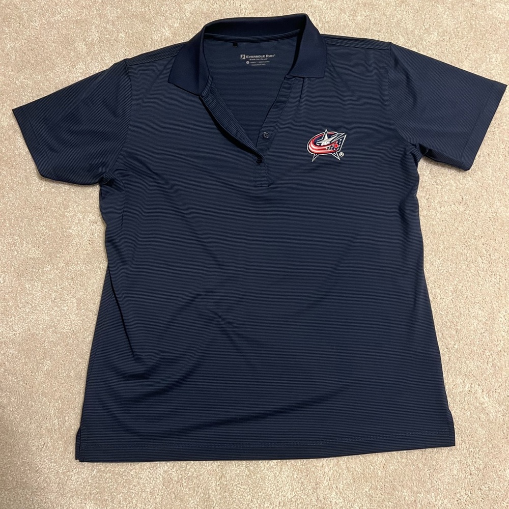 Columbus Blue Jackets Dry Fit Polo Shirt